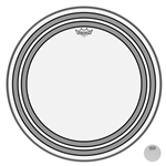 PW-1322-00 Remo 22" Powersonic Clear w/Subsonic Dampening Rings