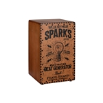 Pearl PBEC210 Electronic Cajon - Willie Seymour Sparks Graphic Finish