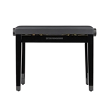 Frameworks GFWKEYBENCHHABK Deluxe Height Adjustable Piano Bench