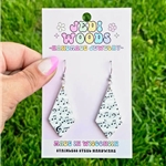 Jedi Woods JWDSMNE Diamond Shaped Music Note Earrings