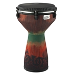 Remo DJ-7113-60 Flareout 13" Key-Tuned Djembe Savannah Red