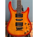 Used Brian Moore IM HSH Solid Body Electric Guitar, Sienna Sunburst