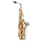 Yamaha  YAS-480SGLK Alto Saxophone, Silver Plated Body, Gold Lacquered Keys