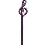 Aim AIM1605A G-Clef Shaped Pencil, Purple