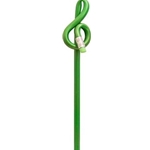 Aim AIM1606A G-Clef Shaped Pencil, Green