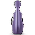 Eastman CAVL3044PUR Pro Polycarbonate Violin Case, Brushed Purple