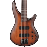 Ibanez SR505A 5-String Electric Bass Guitar, Mahogany Brown Burst