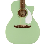 Fender Newporter Player Acoustic Guitar with Electronics, Surf Green