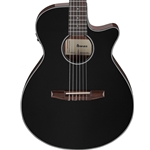 Alvarez AEG50N Nylon Acoustic Guitar with Electronics, Black High Gloss