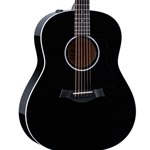 Taylor 214ce-BLK Plus Grand Auditorium Acoustic Guitar with Electronics, Black