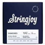 String Joy SJ-BAL9 Balanced Super Light Gauge (9-42)Signatures Nickel Wound Electric Guitar Strings