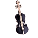 Magnifique 110591GU Elegant Black Cello Pin