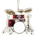 Aim AIM55542 Ornament Red Drum Kit Acrylic