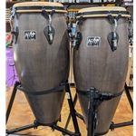 Used Pearl Afro Conga Set, Satin Gray