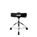 Gator GP-DTH-ASD-BK Black Drum Throne Saddle Seat with Air Ride Height Adjustment
