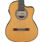 Ibanez GA5TCE3Q 3/4 Nylon String Guitar, Natural