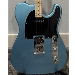 Used Cozart Tele-Style 4-String Tenor Electric Guitar, Blue