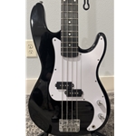 Used Glarry P-Bass Electric Bass Guitar, Black