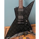 Used ESP LTD EX-400 BD, Diamond Plate Black Electric Guitar
