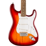 0373150547 Squier Sonic Stratocaster, Laurel Fingerboard, White Pickguard, Sienna Sunburst