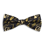 Music Gift SBT05 Bow Tie Silk - Brass Instruments