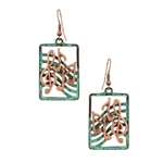 Music Gift 643903 Music To My Earrings Copper Patina