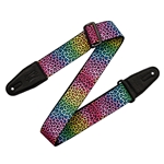 Levy's MP2AP-RNB 2" Rainbow Leopard Print Strap