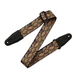 Levy's MP2AP-SNK 2" Brown Python Sublimation Strap