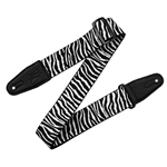 Levy's MP2AP-ZEB 2" Black and White Zebra Stripe Strap