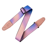 Levy's MP2CG-002 Cyber Gradient Guitar Strap - Pink and Purple