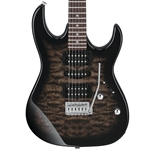 Ibanez GRX70QATKS GRX70QA Gio Electric Guitar, Transparent Black Sunburst
