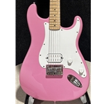 Used Squier Sonic Stratocaster HT H Electric Guitar, Flash Pink