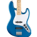 Fender Standard Jazz Electric Bass Guitar, Aqua Marine Metallic