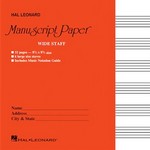Wide Staff Manuscript Paper Red Cover  8