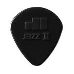 Dunlop 47P2S Nylon Jazz II Guiar Picks, Black Nylon, 6 Pack