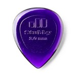 Dunlop 474P3.0 Stubby Jazz Guitar Picks, 3.0mm Purple 6 Pack