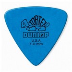 Dunlop 431P1.0 Tortex Triangle Guitar Picks, 1.0mm Blue 6 Pack
