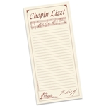 Music Gift CL02 Chopin Liszt - Cream & Burgundy