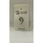 Music Gift MGM18 Pewter Pin - Bass Clef