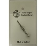 Music Gift M10 Clarinet Pewter Pin