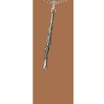 Music Gift PP5 Clarinet Pewter Necklace