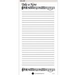 Music Gift CL10 Take A Note Pad