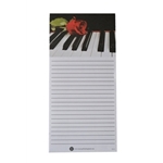 Music Gift CL11 Piano and Rose Note Pad