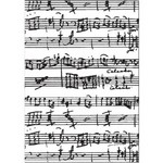 Music Gift GC13 Greeting Card - Music Manuscript