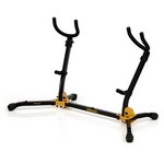Hercules DS537B Double Alto Sax, Tenor Sax Stand
