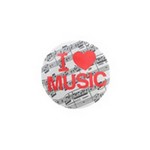 Aim MM350 I Heart Music Metal Magnet