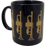 Aim AIM1808 Trumpet Mug Black and Gold