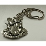 Music Gift KEY32 Drum Pewter Keychain