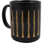 Aim AIM1806 Clarinet Mug Black and Gold