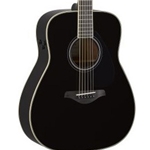 Yamaha FG-TA Acoustic/Electric Guitar, Trans Black